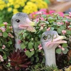 【激安】新品未使用 リアルスティック 植木鉢?盆栽?オフィス卓上装飾用 レジン製動物模型スティック 花壇庭園用スティック