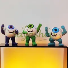 中古 新品未使用 新品 眼球小怪物 ホラーハロウィン用レジン製家庭用卓上ミニチュア彫刻 工芸装飾品 即納