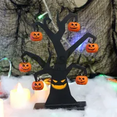新品未使用 新品 かぼちゃゴーストフィギュア ハロウィン家庭用パーティー装飾工芸品 アート風ゴーストギフト 新着