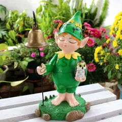 【即納】新品未使用 新款 父の日ギフト ドワーフ妖精フィギュア 花壇レジン彫刻 小矮人エルフ工芸品