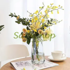 【送料無料】ガラスの花瓶、8.7インチの虹色のクリスタルインスタイル装飾的なL花植物つぼみポットコンテナ家の装飾ギフトオフィスホーム