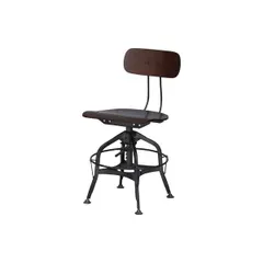 リビングでも在宅ワークでも使える パーソナルチェア ダイニングチェア 幅50cm ラッカー塗装 スチール脚 完成品 全2 アウトレット