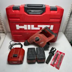 Hilti ヒルティ ハンマドリル  充電器・充電池2個・ケース付 TE30-A36 レッド 新着
