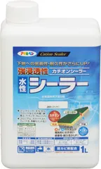 【人気商品】アサヒペン 塗料 ペンキ 水性 強浸透性水性シーラー 1L 透明 クリヤ 1回塗り 下塗り 下地補強 密着性 新着