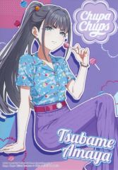 중고 キャラカード 雨夜燕 縦型 「学園アイドルマスター×チュッパチャプス POP UP STORE L版ブロマイド 01 描き下ろしイラスト 」