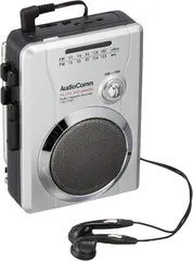 【即納】【特価商品】OHM AudioComm ラジオカセット AM/FM ラジオ番組録画可能 CAS-710Z