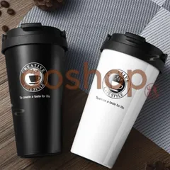 タンブラー 持ち運び 即購入OKおしゃれ 蓋付き コーヒー 500ml  軽量 保温 保冷 真空断熱  未使用 コーヒー 新着