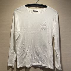 BALMAIN バルマン ホワイト 肩釦 カットソー 長袖 ロンT サイズS 長袖 Tシャツ