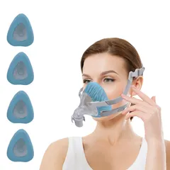 【激安】CPAP'マスクライナー4個パック、シールマスククッション用カバー、シルキーCPAP'マスクカバー、F20フルフェイスマ