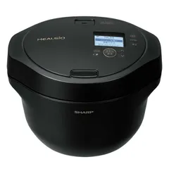 未使用展示品、メーカー保証付　送料無料 KNHW24H-B シャープ　SHARP 水なし自動調理鍋「ヘルシオ ホットクッ｜在庫あり