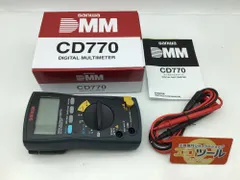 【未使用に近い】SANWA/サンワ CD770 ☆ デジタルマルチテスター [IT_PI36I][知立][M04] 新着