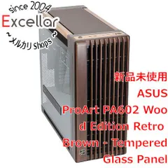 中古 [bn:11] 【新品(開封のみ)】 ASUS　PCケース ProArt PA602 Wood Edition Retr 即納