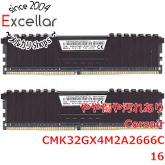 [bn:2] Corsair　デスクトップ用 CMK32GX4M2A2666C16　DDR4 PC4-2666 PC4- アウトレット