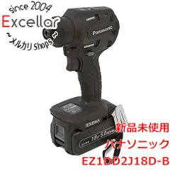 [bn:1] Panasonic　充電ドリルドライバー　EZ1DD2J18D-B　黒｜在庫あり