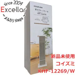 [bn:7] KOIZUMI　電気ファンヒーター ホット＆クール　KHF-12269/W　ホワイト セール