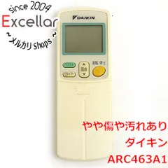 中古 [bn:5] DAIKIN　エアコンリモコン　ARC463A1 即納