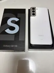 【激安】au SAMSUNG Galaxy S21 SCG09 ホワイト　ネットワーク利用制限◯ SIMフリー