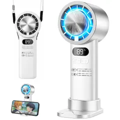 ☆新品☆ハンディファン【2026暑さ対策・0.1秒で瞬間冷感】冷却プレート 強力 静音 携帯扇風機 手持ち扇風機 強力送 送料無料