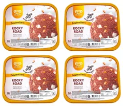 【即納】SELECTA ROCKY ROAD ICE CREAM 1.3L x 4個セット- セレクター　ロッキーロード　アイス