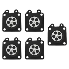 商品标题 【5個入】芝刈り機パーツ キャブレター修理セット ダイヤフラム キャブレター修理キット ゴム製 草刈機 刈払機 アウトレット