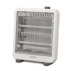 アイリスオーヤマ 電気ストーブ 400W/800W 2段階切替 転倒時電源OFF 軽量 EHT-800W ホワイト 暖房 新着