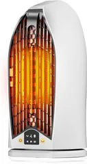 【激安】セラミックヒーター 小型 電気ストーブ 1200W PTC 省エネ 1秒即熱 90度自動首振り ファンヒーター 足元ヒー