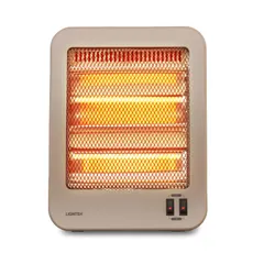 【激安】【弥生日和】 電気ストーブ 遠赤外線ヒーター 800W 2段階出力 小型 足元用 転倒時自動OFF 過熱保護 アイボリー