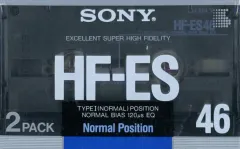 【即納】【中古】家電サプライ ソニー オーディオカセットテープ HF-ES 46分 2巻パック [2HF-ES46A]