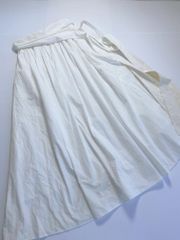ELIN 12001-23-1107 定価38500円 Broad waist bow sk スカート size38/白 ■◆レディース