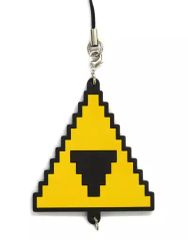 【中古】ストラップ(キャラクター) トライフォース ラバーチャーム ラバーグッズコレクション 「一番くじ ゼルダの伝説 ハイラルライフスタイル」 G賞