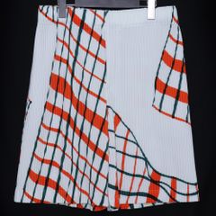 HOMME PLISSE ISSEY MIYAKE Windswept Plaid サイズ3 ホワイト HP51JF378
