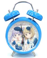 중고 置き時計・壁掛け時計 キャラクター 涼風青葉＆飯島ゆん オリジナルボイス入り目覚まし時計 「NEW GAME!」 Loppi・HMV限定