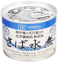 【期間限定】[創健社] 缶詰 さば水煮 190g(固形量140g)×4 /国内水揚げの鯖を使用 
