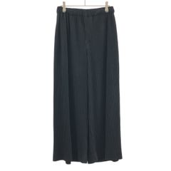 HOMME PLISSE ISSEY MIYAKE オム プリッセ イッセイ ミヤケ 22SS プリーツワイドパンツ HP21JF128 ブラック 1