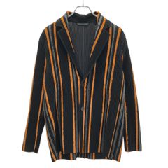 HOMME PLISSE ISSEY MIYAKE オム プリッセ イッセイ ミヤケ 16AW ストライププリーツジャケット HP63JD135 ミックス 3