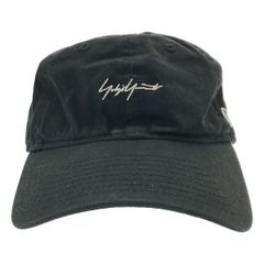 Yohji Yamamoto×NEWERA ヨウジヤマモト ニューエラ エンブロイダリーベースボールキャップ FW-H38-057 ブラック