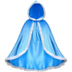 【期間限定】【新品】 [LONTG] 子供用マント フード付きマント ケープ 姫様 プリンセス仮装 変装 コスプレ用マント ロングマ
