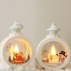【新品】 2個セット クリスマス 飾り LEDライト ランタン クリスマス キャンドルライト 卓上 置物 クリスマス 装 セール