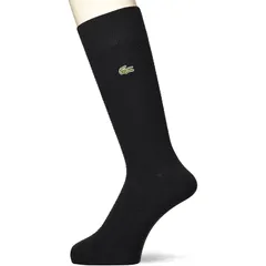 中古 【新品】 [ラコステ] 靴下 [] ヘリンボーンニットソックス メンズ ブラック 27.0 cm 即納
