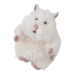 中古 りぶはあと マスコット はむにぎり おもち (全長約10cm) ハムスター かわいい ぬいどり モチモチ 47903-1 即納