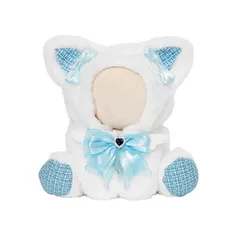 【新品】 [ウィゴー] ぬい おすわり にゃんこ 20cm 推し活 ぬいぐるみ ねこ レディース シャツ F サックス アウトレット