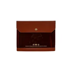 【期間限定】【新品】 ほぼ日手帳 aileron/ドキュメントケース A6サイズ用(ブラウン) 手帳アクセサリー