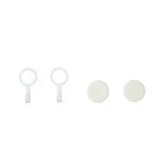 中古 【新品・5営業日で発送】HILOGIC ハイロジック 32543 打ち込みピンフック ホワイト 2個入 即納