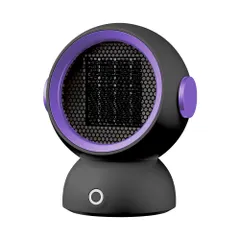 CHUDA セラミックヒーター 小型 電気ファンヒーター ミニ 軽量 卓上 足元 電気暖房 2秒速暖 静音 600W/1｜在庫あり