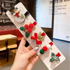 【期間限定】【新品】 【BEAUTY PLAYER】クリスマス 髪飾りセット キッズコスプレ 子供誕生日のプレ クリスマスのギフト 