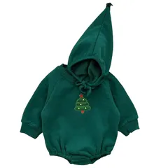 【期間限定】【新品】 [sunyhom] サンタ ベビー ロンパース 男の子 女の子 赤ちゃん服 クリスマス トナカイ衣装 着ぐるみ