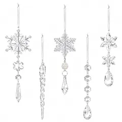 【新品】 クリスマス オーナメント 雪の結晶 飾り クリスマスツリー装飾 壁飾り 冬 室内装飾 アウトレット
