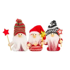 【新品】 [デバリエ]トムテ クリスマスオーナメント 北欧の妖精 3個セット サンタクロース オシャレ インテリア お部 送料無料