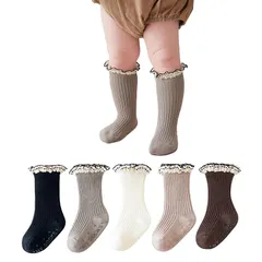【送料無料】【新品】 [HAYAHARU] 子供レース ソックス 女の子 キッズ靴下 カラフル おしゃれ ベビーソックス 吸汗通気 
