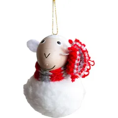 【新品】 NORDIKA nisse ノルディカ ニッセ オーナメント クリスマスツリー 雑貨 木製 人形 北欧 (羊  送料無料